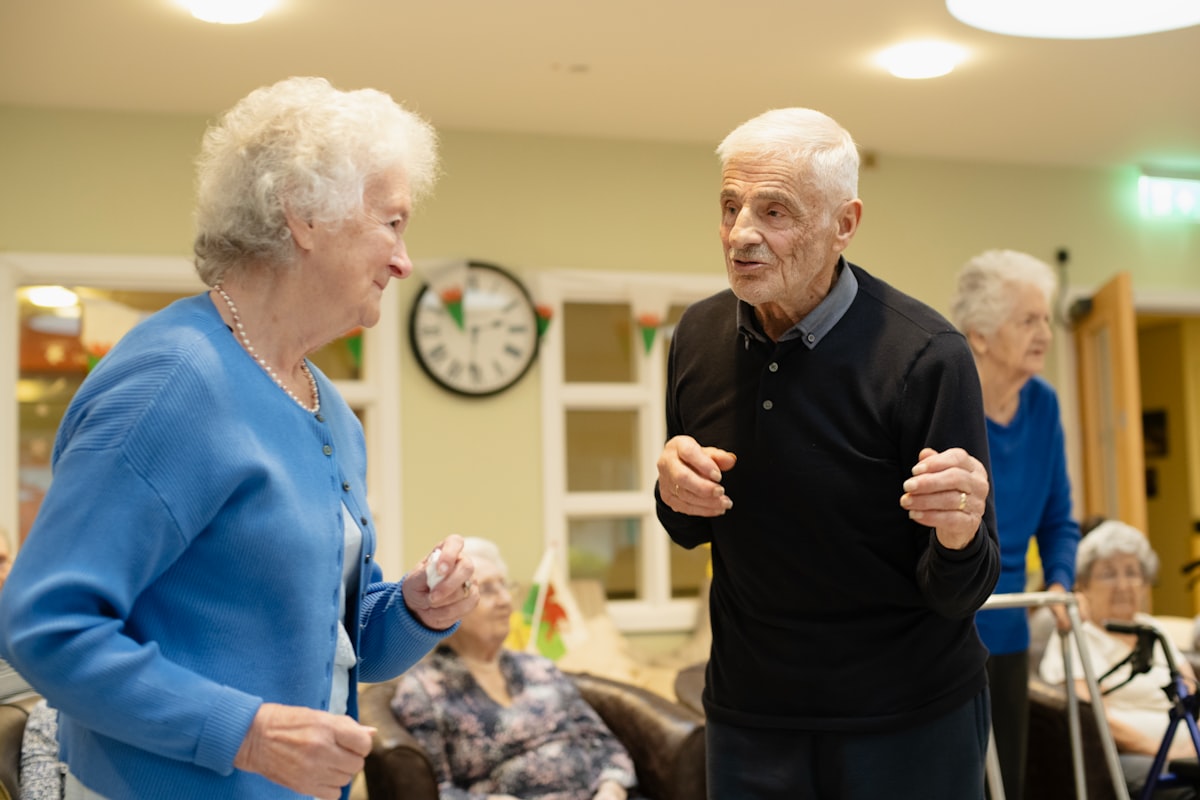Editorial team reviewing senior fitness content